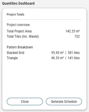 Project Totals Dashboard