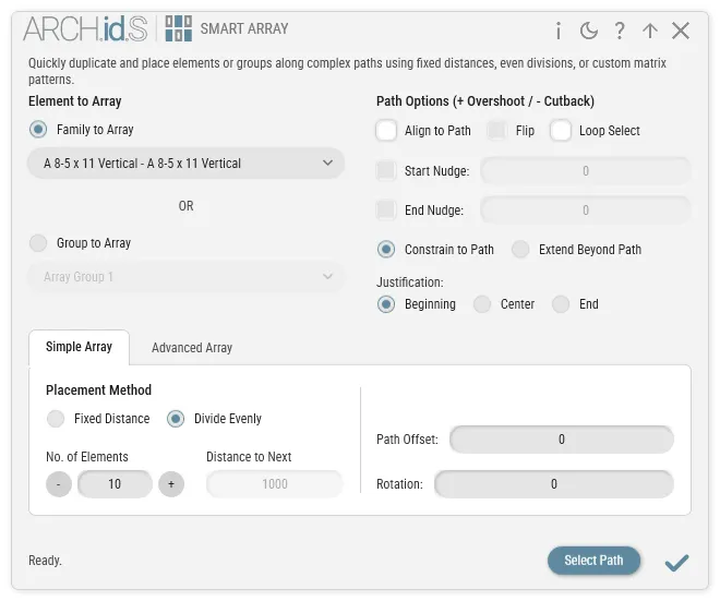 Smart Array UI