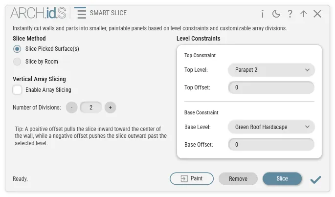 Smart Slice UI